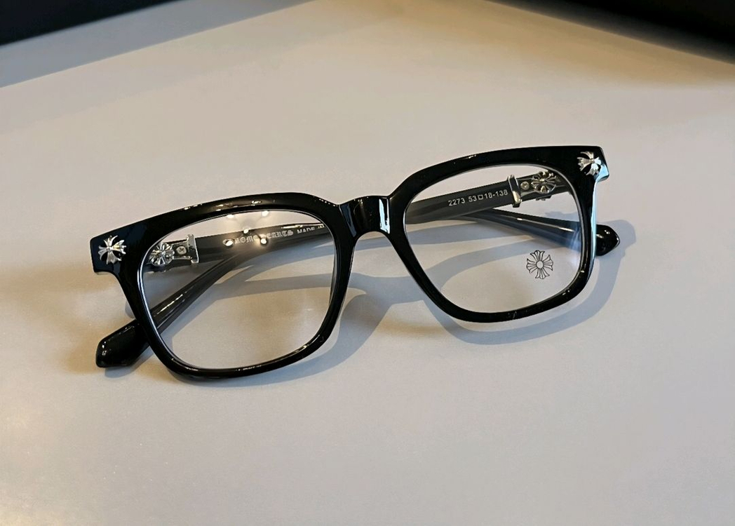 (새상품)크롬하츠 콕스 어커 블랙실버 안경 남녀공용 이미지