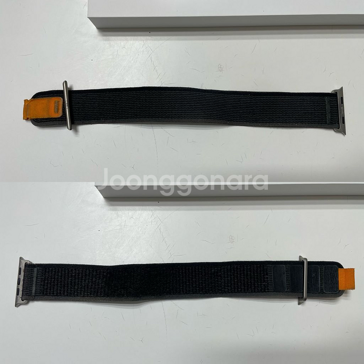 S급 ) 애플워치 울트라 49mm 티타늄 블랙/그레이 트레일루프--8