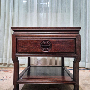 고가구 장미목 원서랍 사이드 테이블 이미지