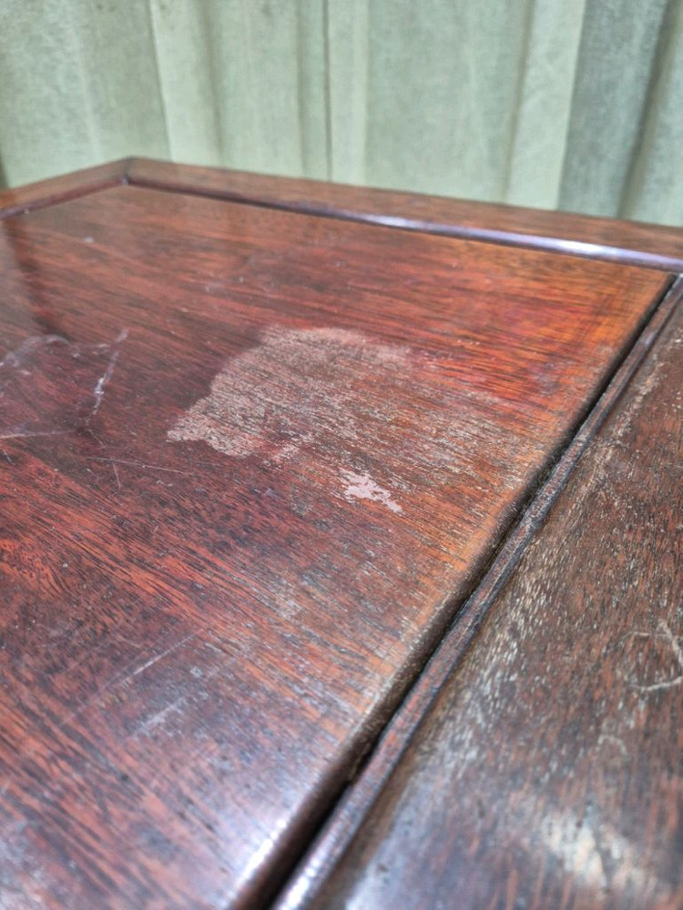 고가구 장미목 원서랍 사이드 테이블 이미지