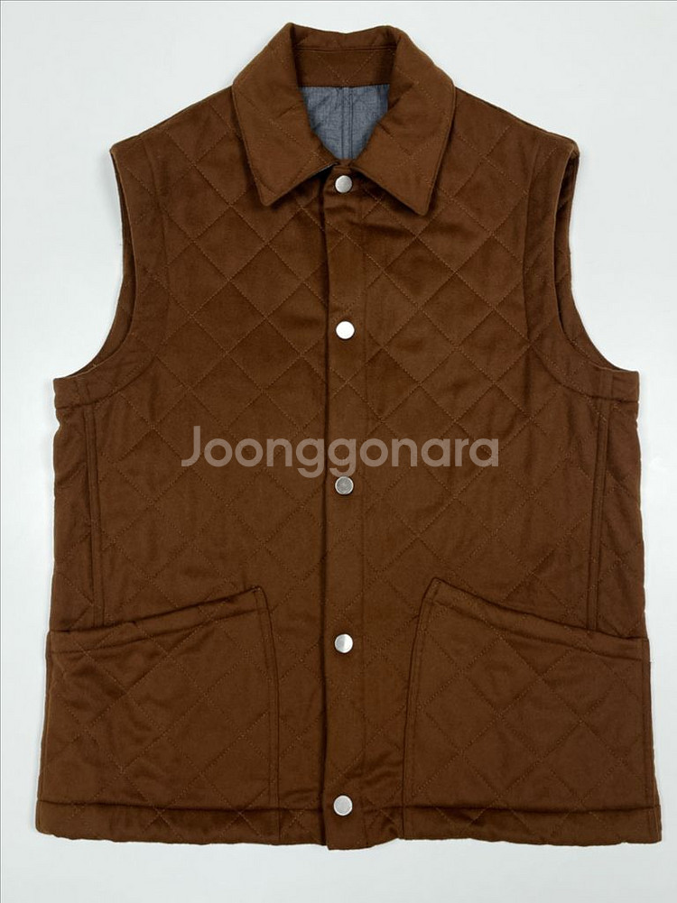 콜롬보 캐시미어 100% 패딩조끼 56(국내105)--0