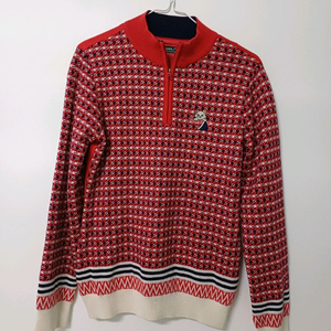 여성 링스골프 방풍 반집업 울니트 (스판90)