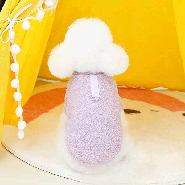 뽀글이 후리스 하네스 강아지 반팔티 이미지