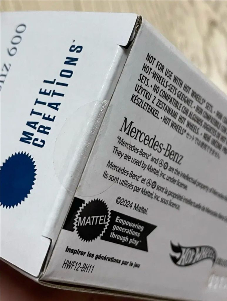 핫휠 RLC 1964 벤츠 600(미개봉) 이미지