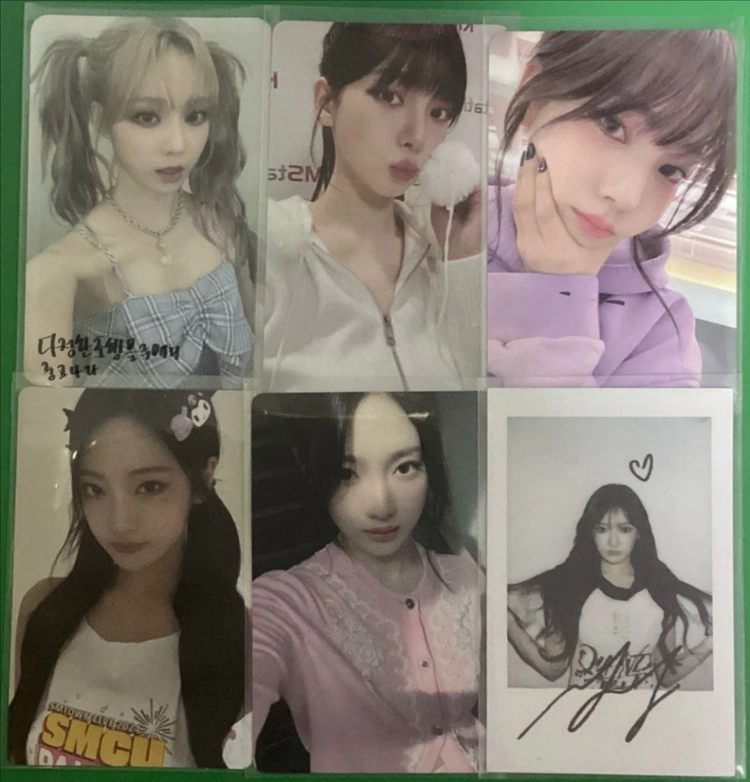 에스파 포카 일괄 양도 윈터 카리나 닝닝 지젤 교환 이미지