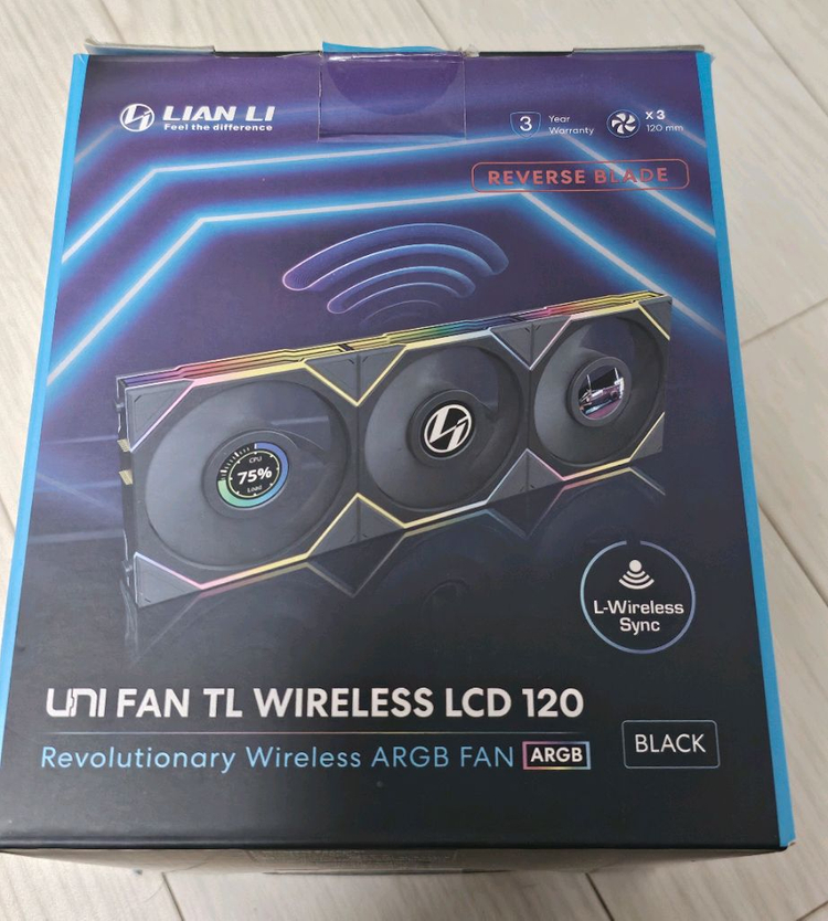 리안리 tl lcd wireless 120 리버스 3팩--0