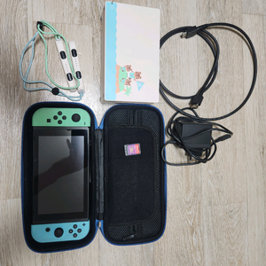 닌텐도 스위치 동숲에디션 + 포켓몬 바이올렛 칩