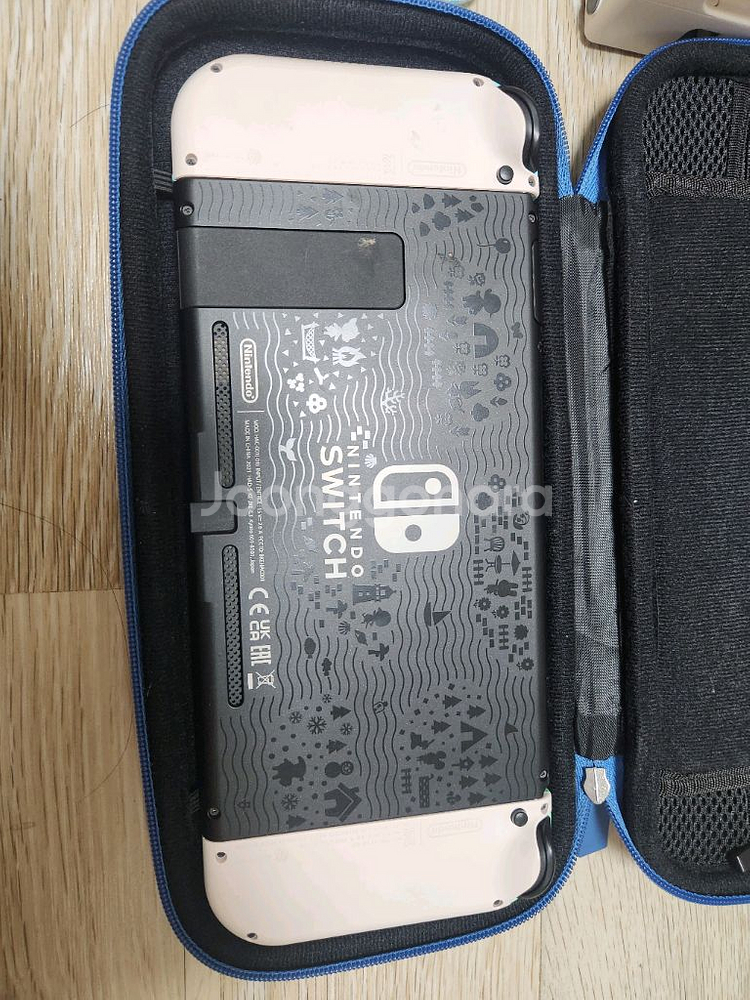 닌텐도 스위치 동숲에디션 + 포켓몬 바이올렛 칩--2