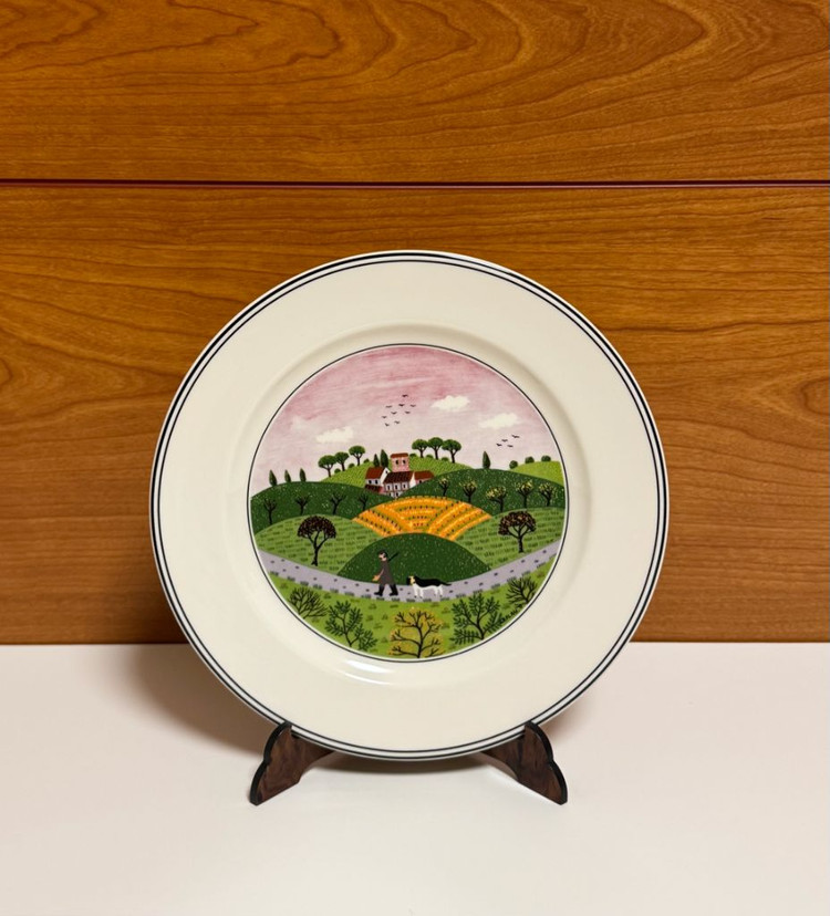 빌레로이 앤 보흐 디자인나이프 샐러드 접시 (새상품)--1