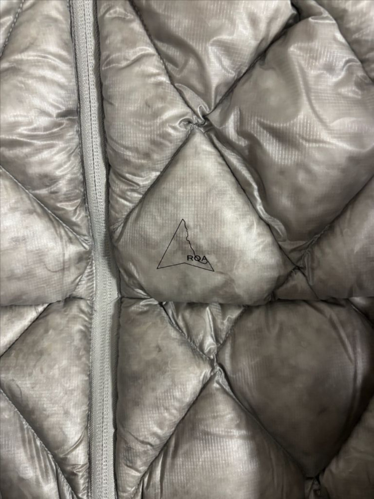 ROA 로아 패딩 점퍼 Nuna 800 Fill Power Hooded Down Jacket Silver--1