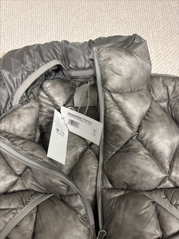 ROA 로아 패딩 점퍼 Nuna 800 Fill Power Hooded Down Jacket Silver--2