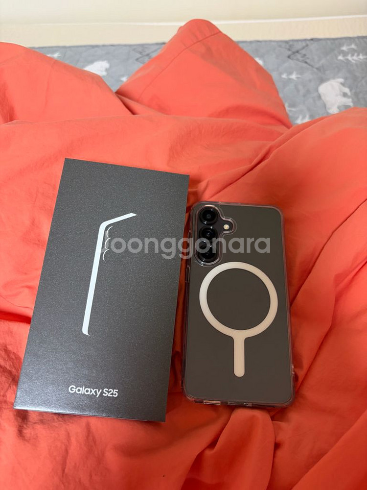 갤럭시 S25 삼성닷컴 전용 색상 블랙 자급제 팝니다--0