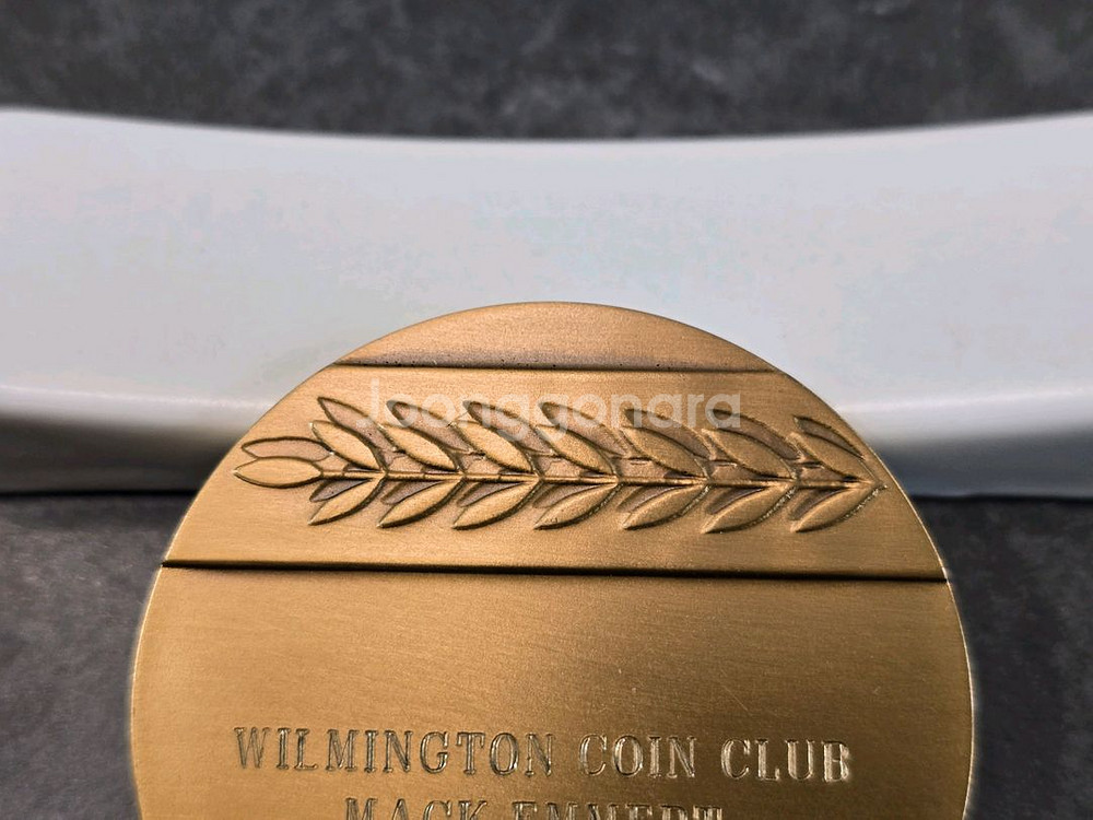 1990 미국 Wilmington Coin Club 전직 회장 기념 메달 | 중고나라 - 안심되는 중고거래