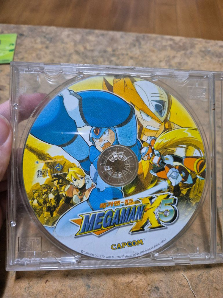 메가맨x5 CD 록맨X + 메가맨 록맨 더 파워 배틀 고전게임CD 이미지