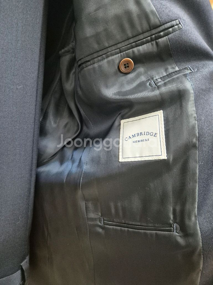 캠브리지멤버스 까노니코 다크네이비 수트 정장--1