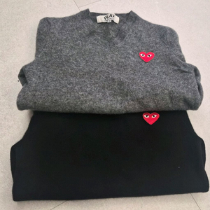 꼼데가르송 니트 2장 일괄 (정품, M, 여자 55사이즈)