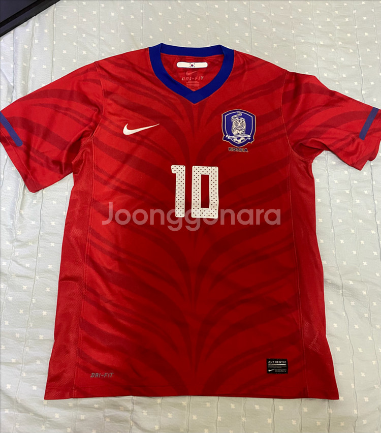 10-12 대한민국 국대 박주영 축구유니폼--0