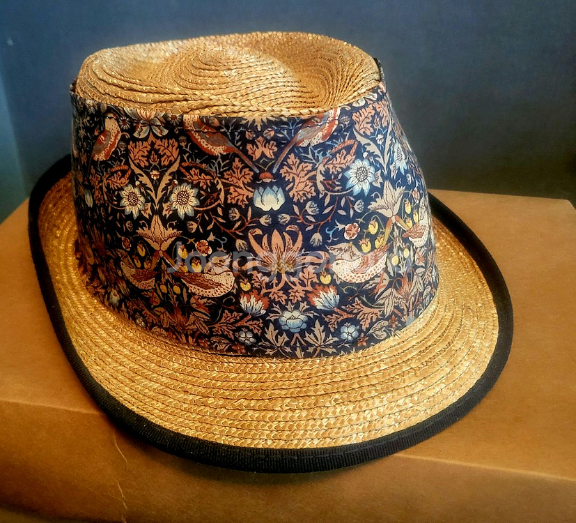 [미사용 택달린 새상품] 라파엘로 베티니 천연초 모자 페도라--4