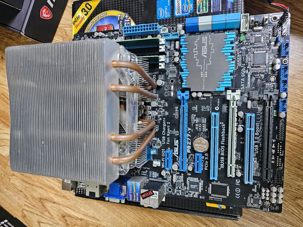 아수스보드, i5 CPU, 삼성램 이미지