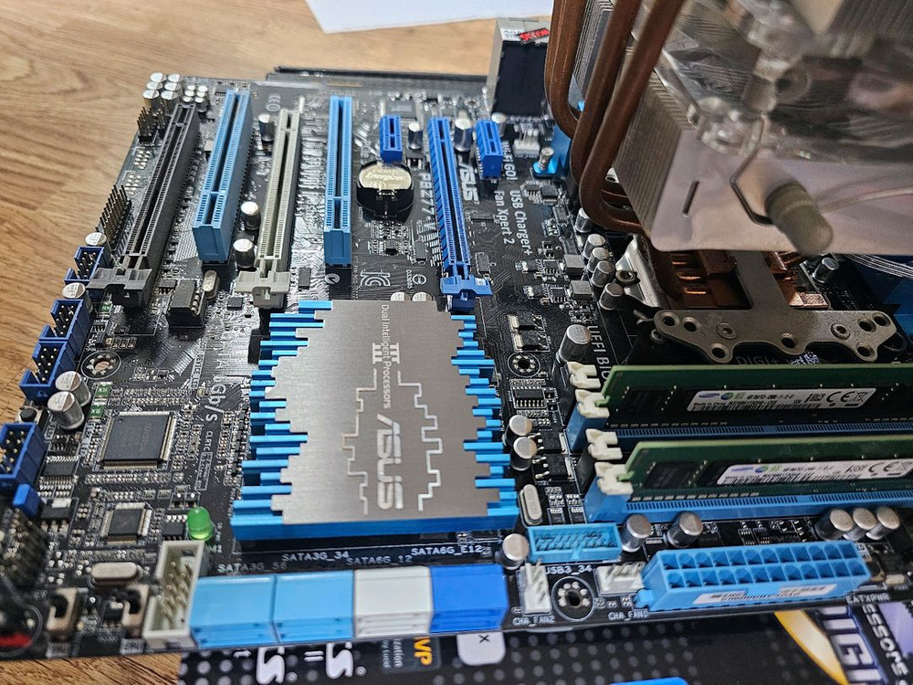아수스보드, i5 CPU, 삼성램 이미지
