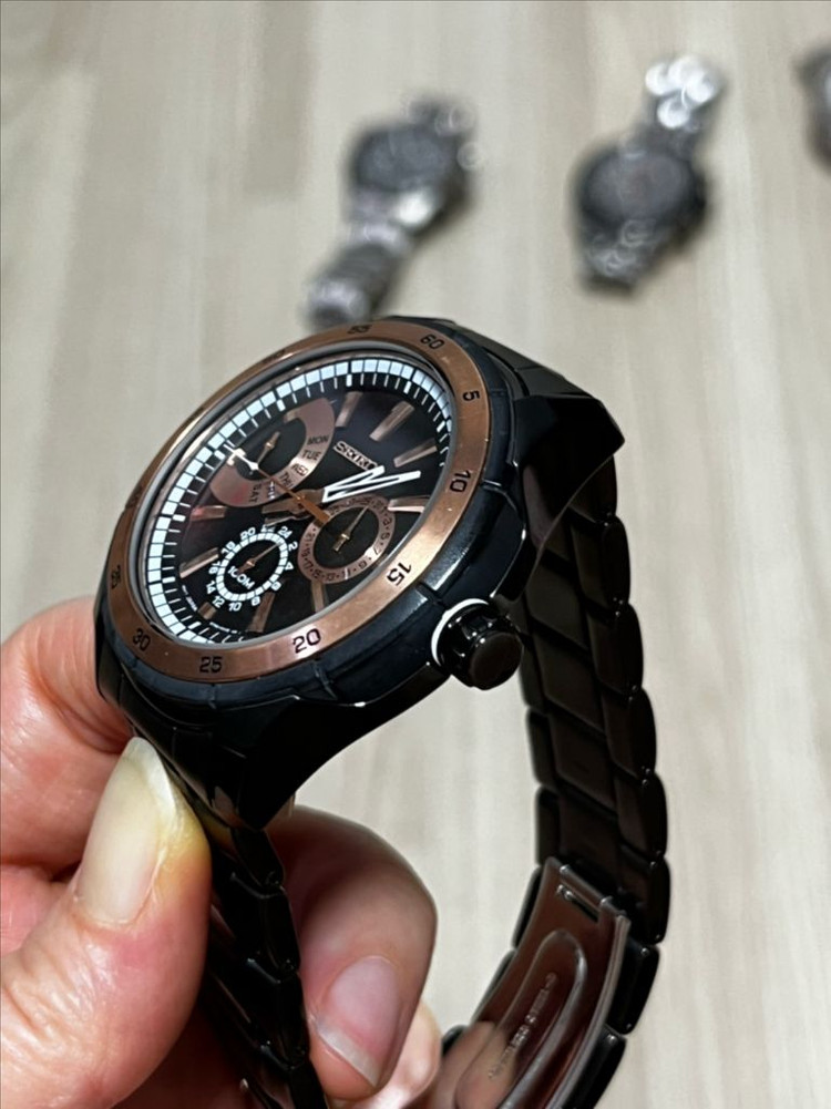 세이코 5y66-0ap0 쿼츠 시계--1