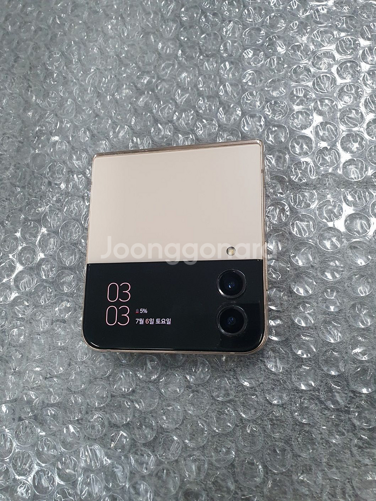 판매 갤럭시Z플립4 색상 공기계 업무폰 F721 중고폰--0