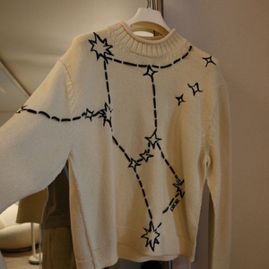 디올 별자리 니트 에크루