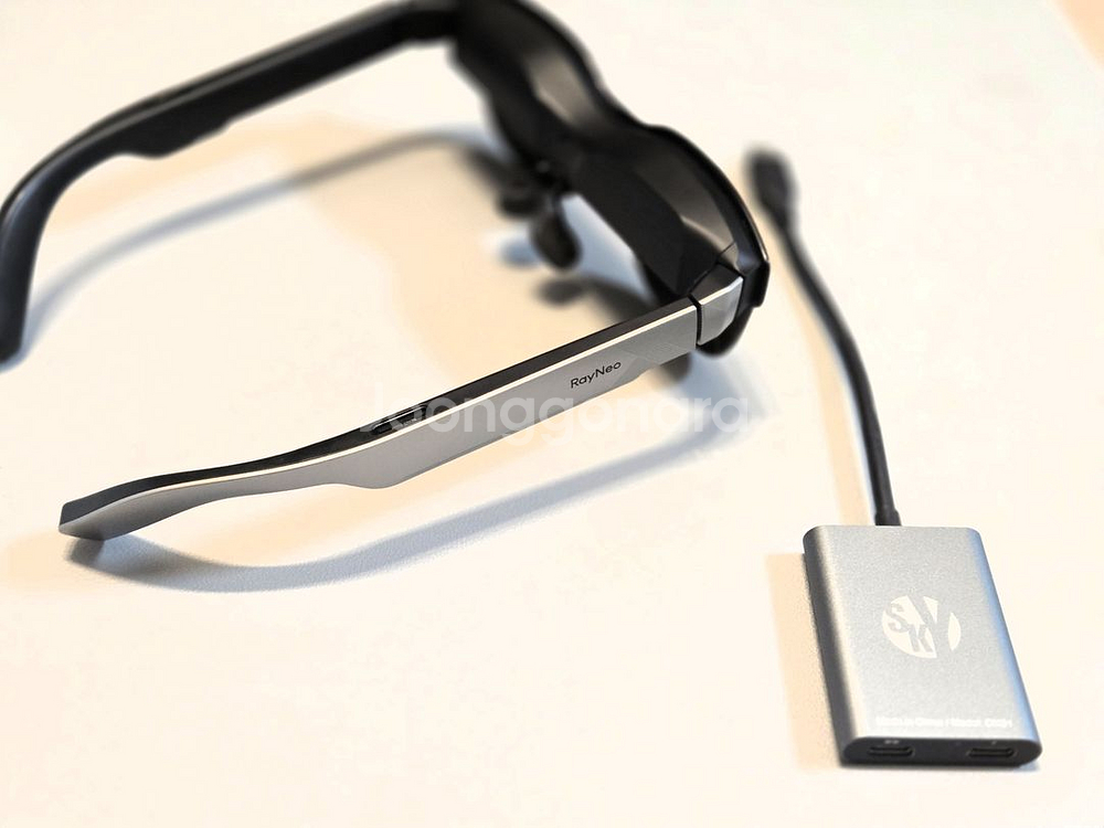 ray neo air3s AR글래스 + 전용 충전허브 싸게팝니다!--3