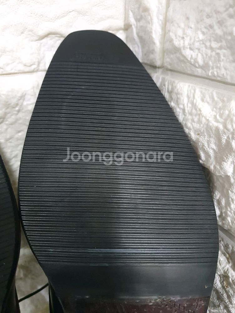 제냐(Ermenegildo Zegna 남성 구두 블랙( 9 D)컨디션 굿--4