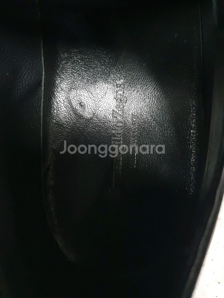 제냐(Ermenegildo Zegna 남성 구두 블랙( 9 D)컨디션 굿--6