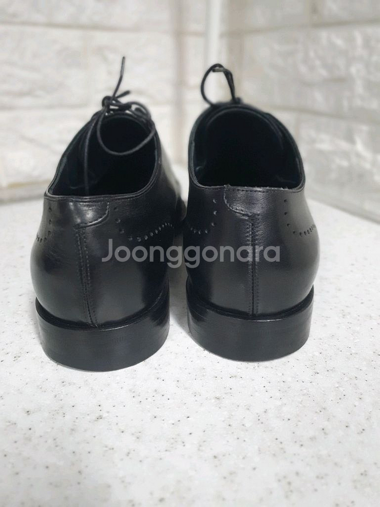 제냐(Ermenegildo Zegna 남성 구두 블랙( 9 D)컨디션 굿--8