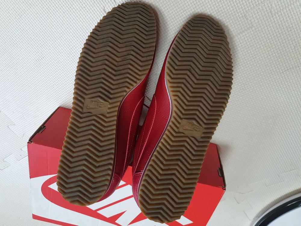 [250~255] 나이키 코르테즈 레더 운동화 레드 스니커즈--2