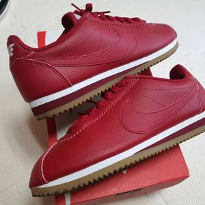 [250~255] 나이키 코르테즈 레더 운동화 레드 스니커즈