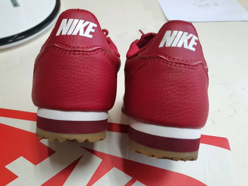 [250~255] 나이키 코르테즈 레더 운동화 레드 스니커즈--4