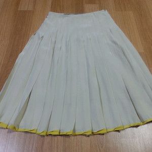 PRADA 프라다 실크 플리츠 스커트