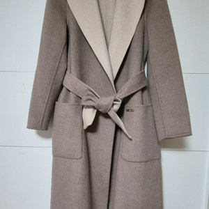 GOBI 고비 몽골 캐시미어 리버시블 롱코트 핸드메이드 44~55