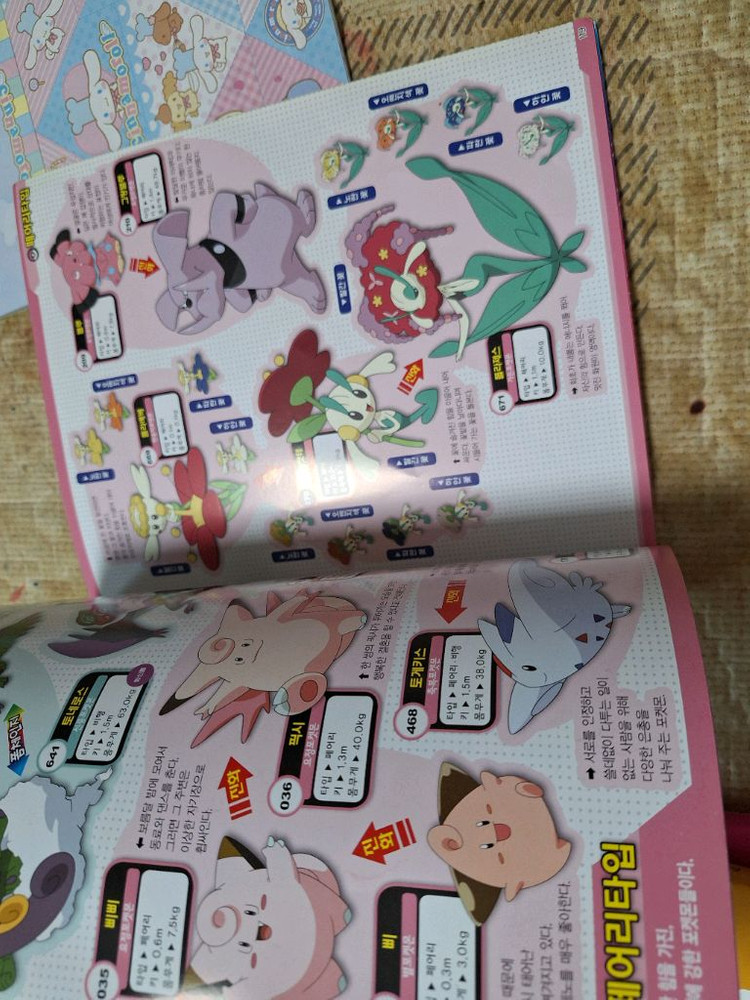 엉덩이탐정,포켓몬스터전국대도감ㆍ엉덩이탐점ㅡ겉표지 구김있 이미지