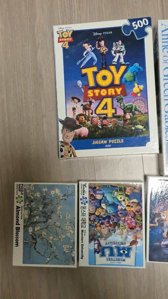 디즈니 테마 500피스 퍼즐 세트 등--2