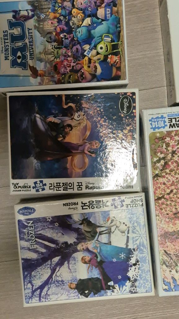 디즈니 테마 500피스 퍼즐 세트 등--4