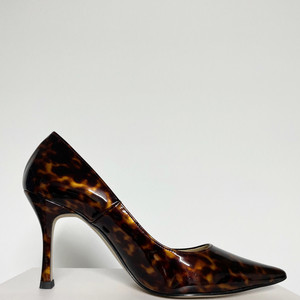 (새상품)더로랑 레오파드 스틸레토 힐