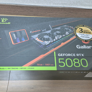 미개봉) 만리 RTX 5080 가야르도 갈라도 새제품 (무상AS 3년)