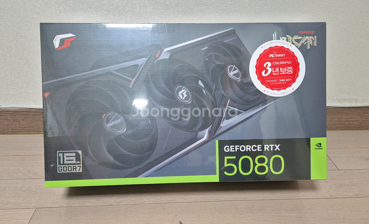 미개봉) 컬러풀 RTX 5080 불칸 Vulcan 새제품 (무상AS 4년)--0