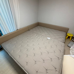 리바트 당케 패밀리침대 프레임 (Q+SS) 코튼베이지 이미지