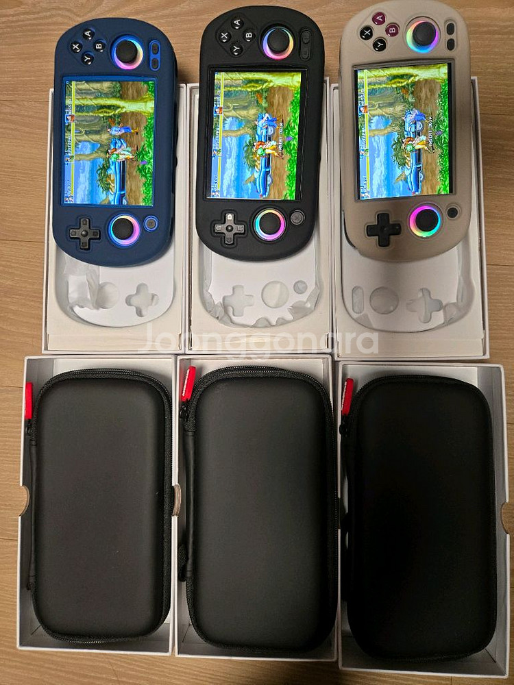 엔버닉 rg40xxh 올컬러 박스풀셋 + 정품케이스 + 실리콘커버 + 필름--0