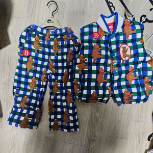 베베드피노 테디베어 패딩조끼세뜨