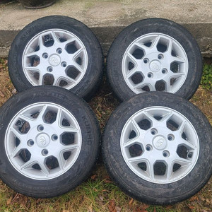 마티즈 13인치 휠 타이어 이미지