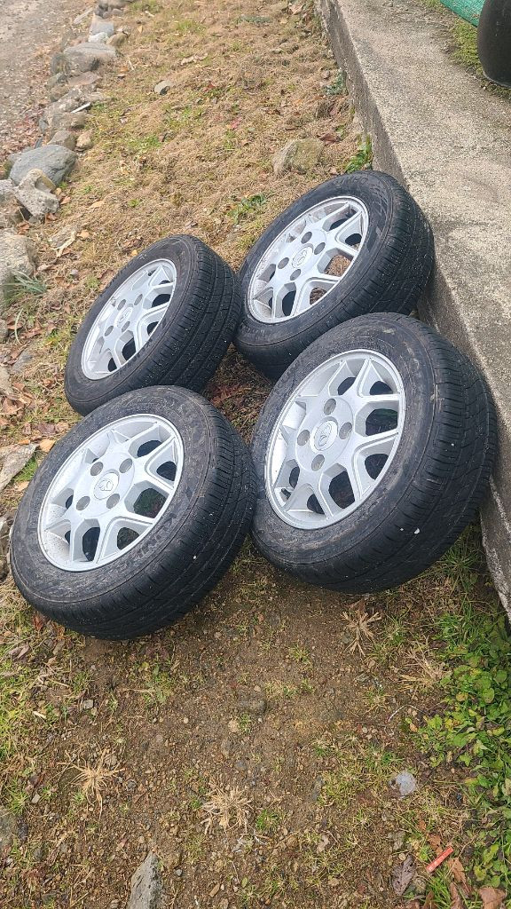 마티즈 13인치 휠 타이어 이미지