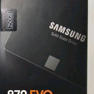 삼성 SSD 미개봉 새제품 870 EVO 250G 팝니다