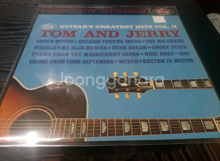톰과 제리의 기타 연주곡집 Vol II LP 레코드판--0