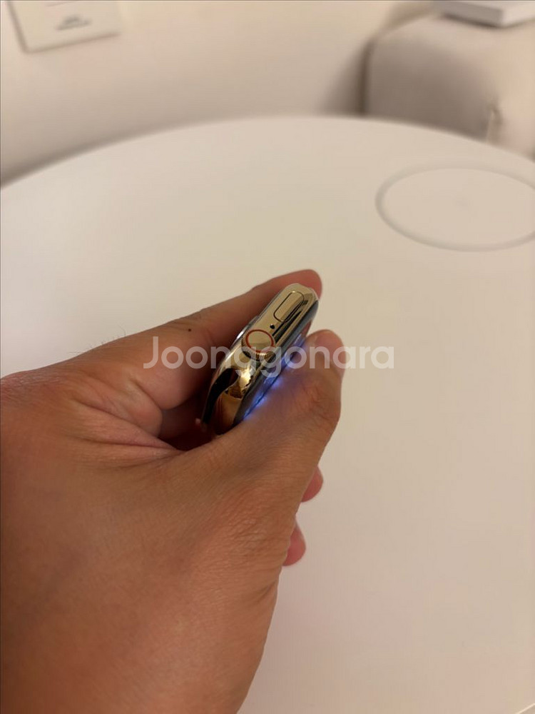 (셀룰러,새상품급)애플워치8 스테인리스 골드--6